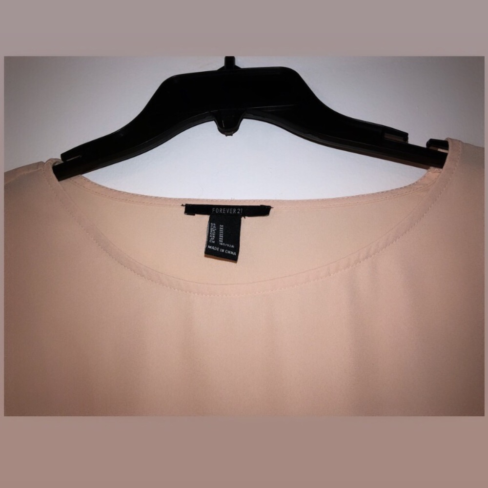 Forever 21 pink sheer top - Picture 2 of 3